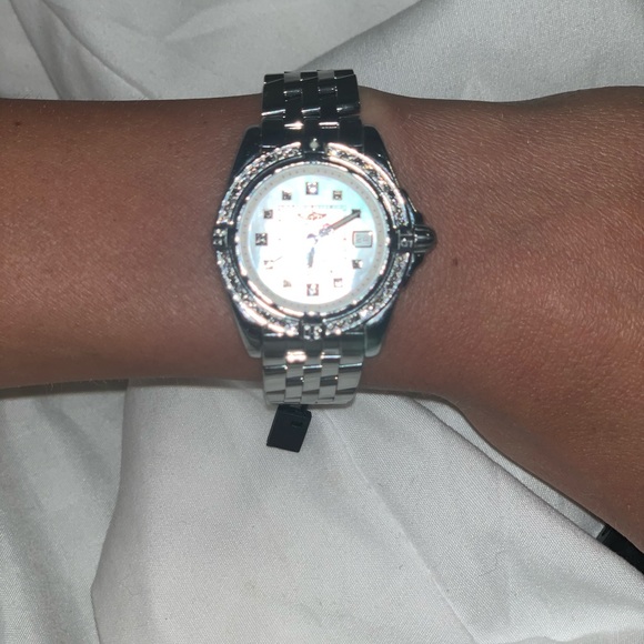 Authentic 32mm Breitling Galactic watch - Picture 4 of 13